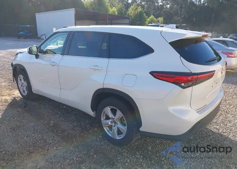 2020 Toyota Highlander L from USA, damaged, VIN 5TDCZRAH7LS512092